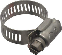 IDEAL TRIDON - SAE Size 12, 9/16 to 1-1/4" Diam, Stainless Steel Worm Drive Clamp - 1/2" Wide, Material Grade 201/305, Series 620 - Makers Industrial Supply