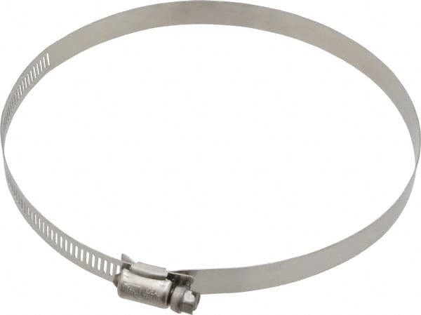 IDEAL TRIDON - SAE Size 96, 4-1/2 to 6-1/2" Diam, Stainless Steel Worm Drive Clamp - 1/2" Wide, Material Grade 201/305, Series 620 - Makers Industrial Supply