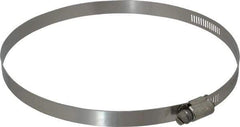 IDEAL TRIDON - SAE Size 104, 5 to 7" Diam, Stainless Steel Worm Drive Clamp - 1/2" Wide, Material Grade 201/305, Series 620 - Makers Industrial Supply