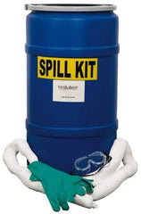 PRO-SAFE - Oil Only Spill Kit - 30 Gal Drum - Makers Industrial Supply