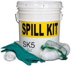 PRO-SAFE - Oil Only Spill Kit - 5 Gal Pail - Makers Industrial Supply