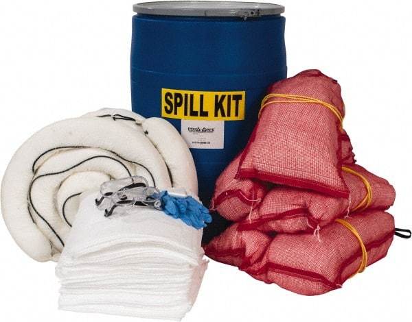 PRO-SAFE - Oil Only Spill Kit - 55 Gal Polyethylene Drum - Makers Industrial Supply