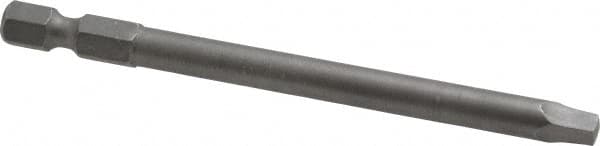 Wera - #3" Square Size Square Recess Bit - 1/4" Hex Drive, 3-1/2" OAL - Makers Industrial Supply