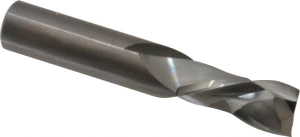 Onsrud - 1/2" Cutting Diam x 1-1/8" Length of Cut, 2 Flute, Compression Spiral Router Bit - Uncoated, Right Hand Cut, Solid Carbide, 3" OAL x 1/2" Shank Diam, Double Edge, 30° Helix Angle - Makers Industrial Supply