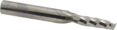 Onsrud - 3/16" Cutting Diam x 5/8" Length of Cut, 1 Flute, Upcut Spiral Router Bit - Uncoated, Right Hand Cut, Solid Carbide, 2" OAL x 1/4" Shank Diam, Single Edge, 21° Helix Angle - Makers Industrial Supply