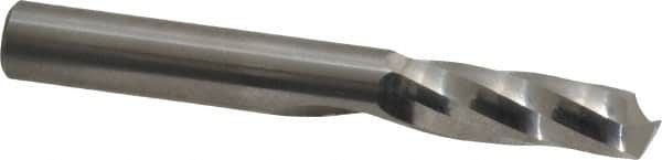 Onsrud - 3/8" Cutting Diam x 1-1/8" Length of Cut, 1 Flute, Upcut Spiral Router Bit - Uncoated, Right Hand Cut, Solid Carbide, 3" OAL x 3/8" Shank Diam, Single Edge - Makers Industrial Supply