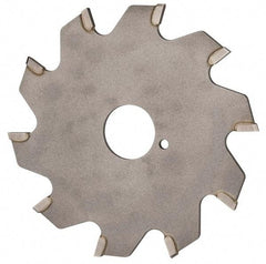 Onsrud - 3" Diam x 0.095" Blade Thickness x 5/8" Arbor Hole Diam, 10 Tooth Slitting and Slotting Saw - Arbor Connection, Right Hand, Uncoated, Carbide-Tipped, 0° Rake - Makers Industrial Supply