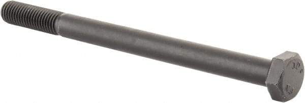 Value Collection - M12x1.75mm Metric Coarse, 160mm Length Under Head Hex Head Cap Screw - Partially Threaded, Grade 10.9 Steel, Uncoated, 19mm Hex - Makers Industrial Supply