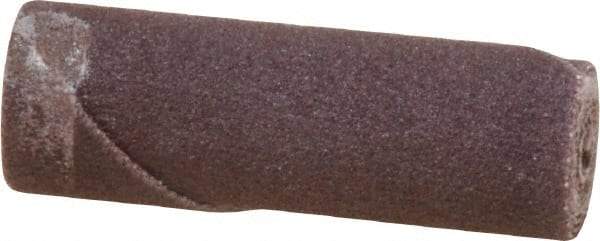 Merit Abrasives - 1/2" Max Roll Diam x 1-1/2" OAL, 180 Grit Aluminum Oxide Straight Cartridge Roll - 1/8" Pilot Hole Diam, Very Fine Grade - Makers Industrial Supply