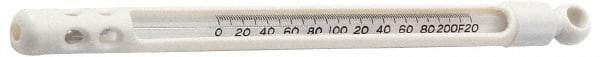 Taylor - 0 to 120°F, Min and Max Thermometer - Mercury Dishwash Test Thermometer - Makers Industrial Supply