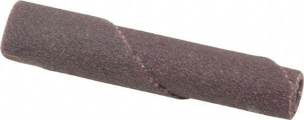 Merit Abrasives - 1/4" Max Roll Diam x 1-1/2" OAL, 180 Grit Aluminum Oxide Straight Cartridge Roll - 1/8" Pilot Hole Diam, Very Fine Grade - Makers Industrial Supply