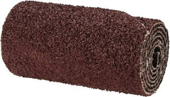 Superior Abrasives - 3/4" Max Roll Diam x 1-1/2" OAL, 50 Grit Straight Cartridge Roll - 3/16" Pilot Hole Diam, Coarse Grade - Makers Industrial Supply