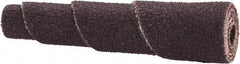 Merit Abrasives - 1-1/2" Long x 3/8" Diam, Aluminum Oxide, Full Taper Cartridge Roll - 120 Grit, 1/8" Pilot Hole Diam, Fine Grade - Makers Industrial Supply