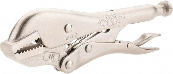 Irwin - 7" OAL Straight Jaw Locking Pliers - 1-1/8" Jaw Opening, Standard Handle - Makers Industrial Supply