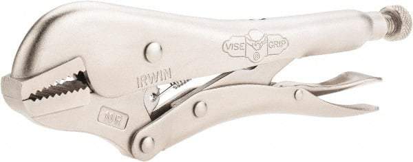 Irwin - 10" OAL Straight Jaw Locking Pliers - 1-5/8" Jaw Opening, Standard Handle - Makers Industrial Supply