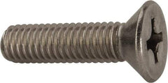 Value Collection - 3/8-16 UNC, 1-1/2" OAL Phillips Drive Machine Screw - Flat Head, Grade 316 Stainless Steel, Uncoated, Without Washer - Makers Industrial Supply