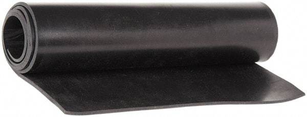 Made in USA - 36" Wide, 3/8" Thick, Buna-N Rubber Foam Sheet - 65 to 75 Durometer, Black, -40 to 212°F, 1,500 psi Tensile Strength, Cut-to-Length - Makers Industrial Supply