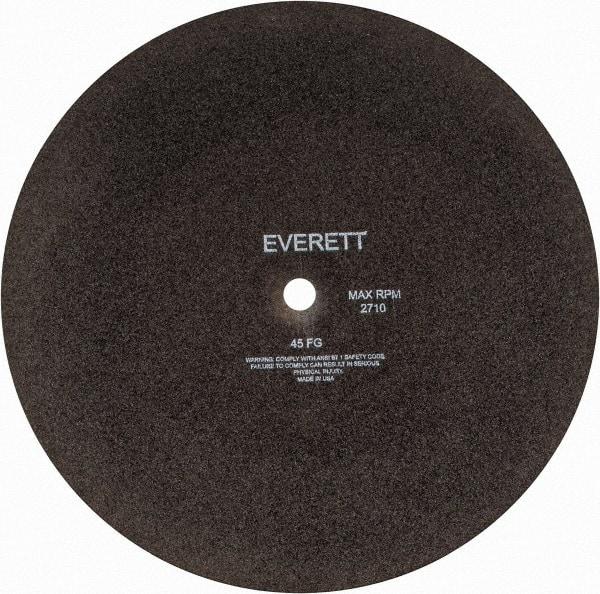 Everett - 20" Aluminum Oxide Cutoff Wheel - 3/16" Thick, 1" Arbor, Use with Gas Powered Saws - Makers Industrial Supply