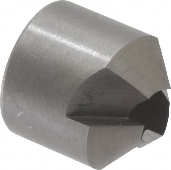 Made in USA - 5/8" Cutter Head Diam, 1/4" Pilot Hole Diam, Solid Carbide Reverse Countersink - Makers Industrial Supply