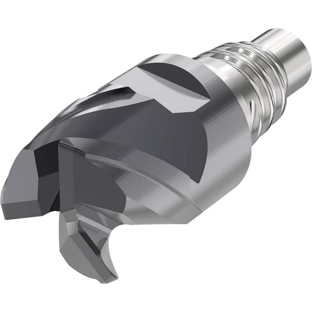 Corner Radius & Corner Chamfer End Mill Heads; Mill Diameter (Inch): 3/8; Mill Diameter (Decimal Inch): 0.3750; Connection Type: E10; Overall Length (Decimal Inch): 0.9252; Centercutting: Yes; Corner Radius (Decimal Inch): 0.0300; Minimum Helix Angle: 48;