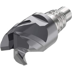 Corner Radius & Corner Chamfer End Mill Heads; Mill Diameter (Inch): 3/4; Mill Diameter (Decimal Inch): 0.7500; Connection Type: E20; Overall Length (Decimal Inch): 1.6024; Centercutting: Yes; Corner Radius (Decimal Inch): 0.0300; Minimum Helix Angle: 48;