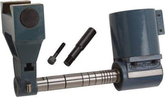 Vectrax - Right Angle Milling Head - R8 Spindle Taper, Compatible with GS 20 Series Manual Milling Machine, Includes 1 Inch Arbor, Arbor Support for NT40 Spindle, Horizontal Milling Attachment Including Right Angle Head and NT40 in - R8 out - Makers Industrial Supply