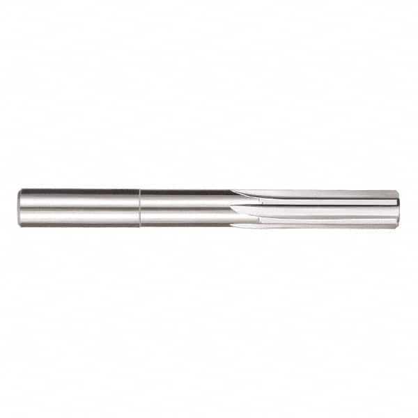 SGS - 11/32" Solid Carbide 6 Flute Chucking Reamer - Straight Flute, 11/32" Straight Shank, 3-1/2" OAL - Makers Industrial Supply