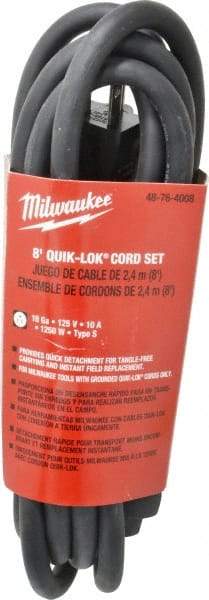 Milwaukee Tool - Power Drill Quik-Lok Cord Set - For All Magnum Drills - Makers Industrial Supply