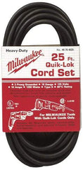 Milwaukee Tool - Power Drill Quik-Lok Cord Set - For All Magnum Drills - Makers Industrial Supply