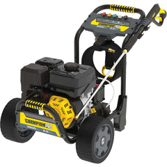 Pressure Washers; Water Type: Cold; Power Type: Gas; Duty Level: Heavy; Washer Style: Cart; Flow Rate: 3; Maximum Pressure: 3500 psi; Fuel Tank Capacity: 0.9 gal; Detergent Injection: Yes; Hose Diameter: .625 in; Includes: High Pressure Hose (50 ft.); Qui