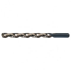 #1 RHS / RHC HSS-CO 8% (M42) 135 Degree Split Point Cobalt Heavy Duty Taper Length Drill - Straw / Gold Oxide - Makers Industrial Supply