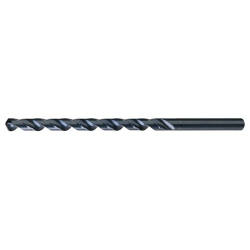 3/8″ RHS / RHC HSS 118 Degree Notched Point Extended Length Drill - Steam Oxide - Exact Industrial Supply