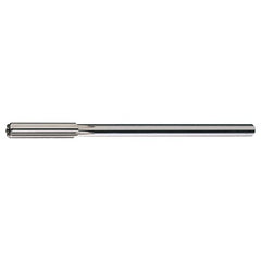 1 STR / RHC HSS Straight Shank Straight Flute Reamer - Bright - Exact Industrial Supply