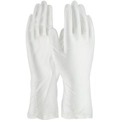 ‎100-2830/L CE Single Use Gloves - Co-Polymer Vinyl - Class 10 - 12 In Length - 5 mil. - Powder Free - Exact Industrial Supply