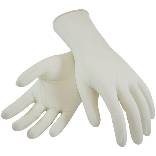 ‎100-3201PF/065 Disposable Gloves - Ambi-Dex Medical Grade Disposable Latex - Natural 5 Mil Powder Free - Exact Industrial Supply