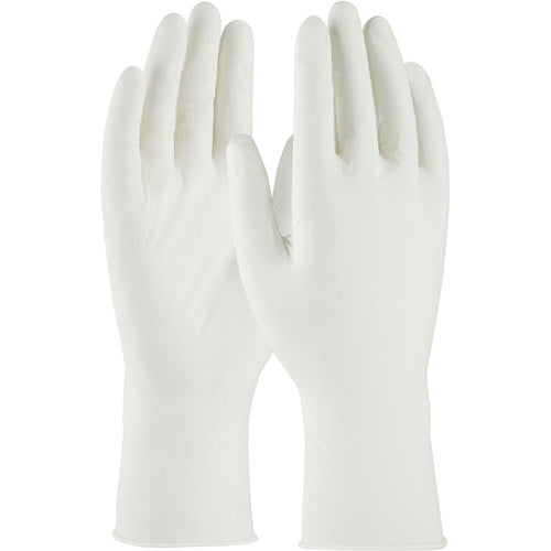 ‎100-333010/S CE Single Use Gloves - Nitrile - Textured Fingers - 5 mil. - Class 10 - 12 Inch - PF - Exact Industrial Supply