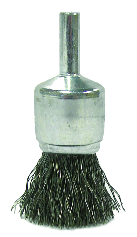 3/4'' Diameter - Steel Wire End Brush - Makers Industrial Supply