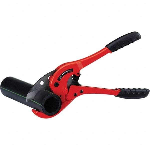 Rothenberger - 2-1/2" Pipe Capacity, Tube & Pipe Cutter - Cuts Plastic, PVC, CPVC, 11-3/4" OAL - Makers Industrial Supply