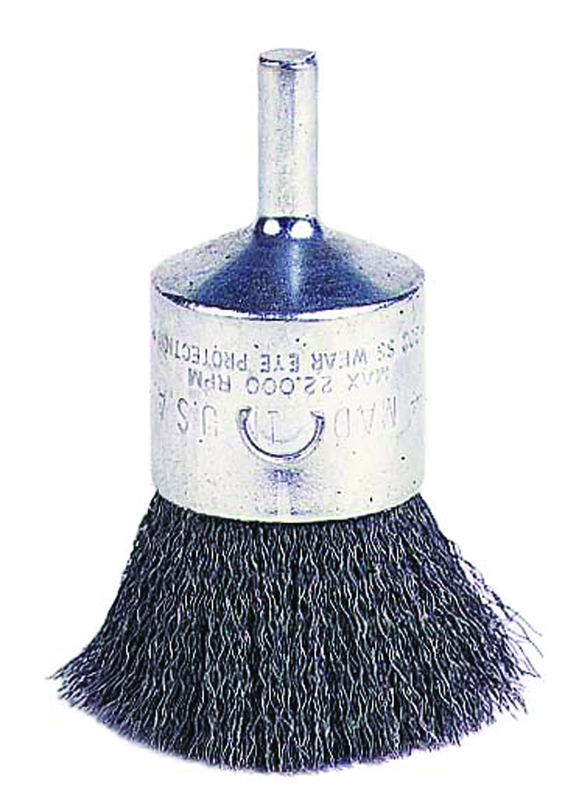 1'' Diameter - Steel Wire End Brush - Makers Industrial Supply