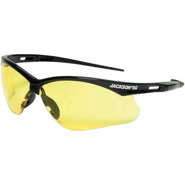 Jackson Safety - Safety Glasses Type: Safety Lens Color Family: Amber - Makers Industrial Supply