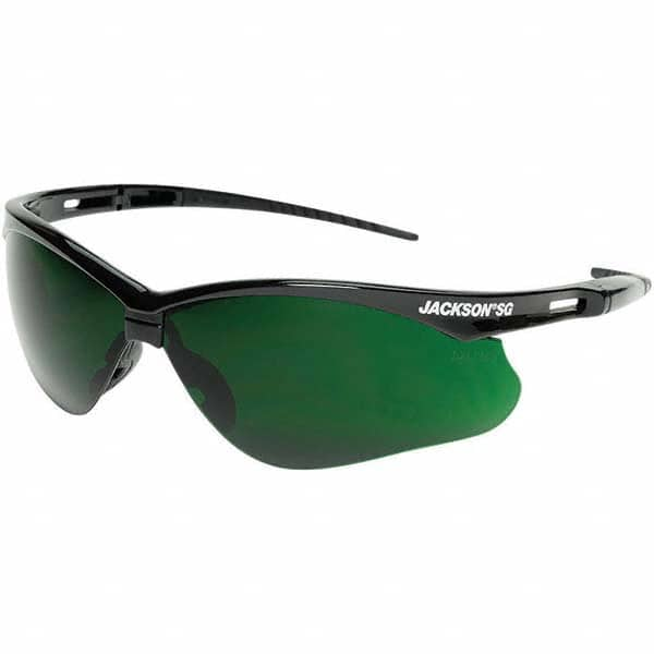 Jackson Safety - Safety Glasses Type: Welding Lens Color Family: Green - Makers Industrial Supply