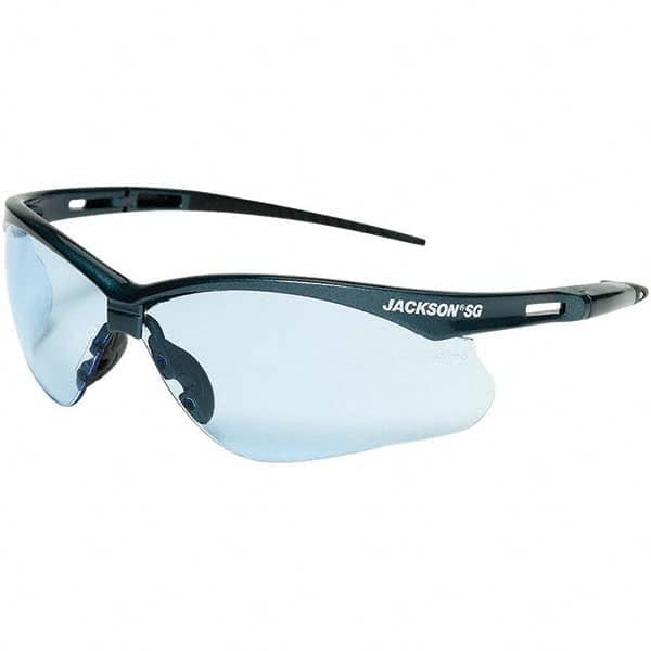 Jackson Safety - Safety Glasses Type: Safety Lens Color Family: Blue - Makers Industrial Supply