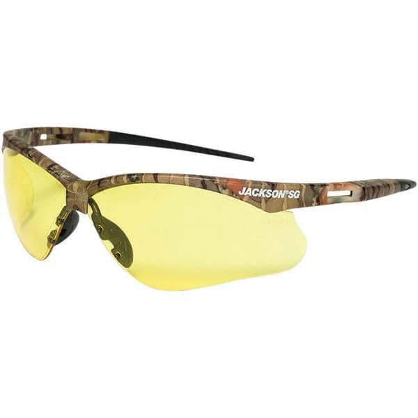 Jackson Safety - Safety Glasses Type: Safety Lens Color Family: Amber - Makers Industrial Supply