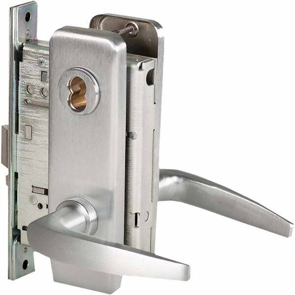 Best - Office Lever Lockset for 1-3/4" Thick Doors - Makers Industrial Supply