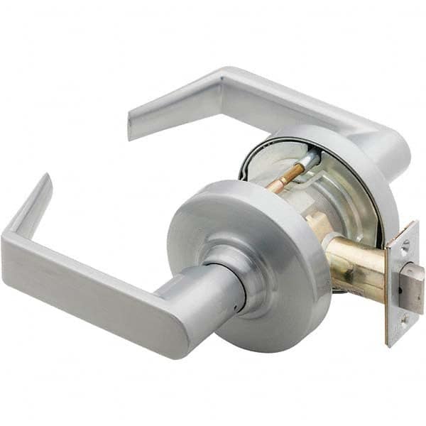 Schlage - Passage Lever Lockset for 1-5/8 to 2-1/8" Thick Doors - Makers Industrial Supply