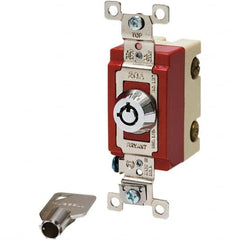 Bryant Electric - Key Switches Switch Type: 4 Tumbler Switch Sequence: On-Off - Makers Industrial Supply