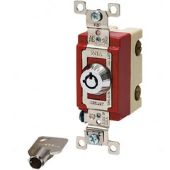 Bryant Electric - Key Switches Switch Type: 4 Tumbler Switch Sequence: On-Off - Makers Industrial Supply