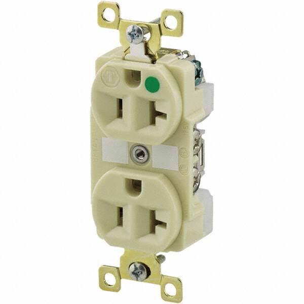 Bryant Electric - Straight Blade Receptacles Receptacle Type: Duplex Receptacle Grade: Hospital - Makers Industrial Supply