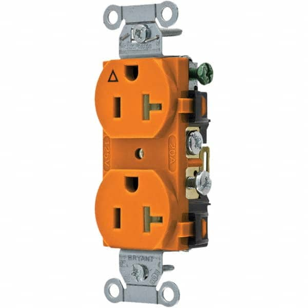 Bryant Electric - Straight Blade Receptacles Receptacle Type: Duplex Receptacle Grade: Commercial - Makers Industrial Supply