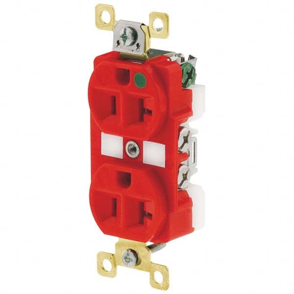 Bryant Electric - Straight Blade Receptacles Receptacle Type: Duplex Receptacle Grade: Hospital - Makers Industrial Supply